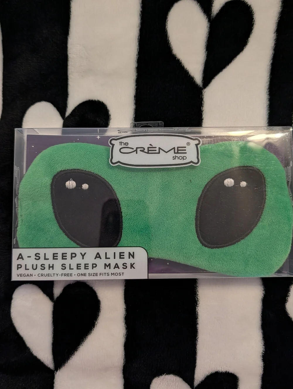 🍄 👽 Alien Plush Sleep Mask + Mushroom Buttshroom Bum Patch Fun Bundle 🆕